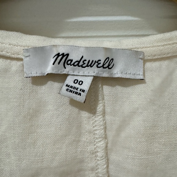Madewell short sleeved blouses with ruffle collar - Picture 3 of 3